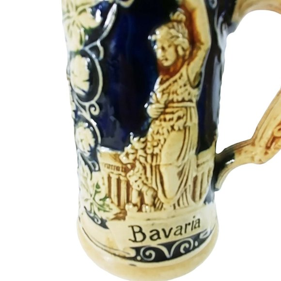 Beer Mug Stein West Germany Frauenkirche Barvaria Greetings From Munich 5" H - Picture 2 of 8